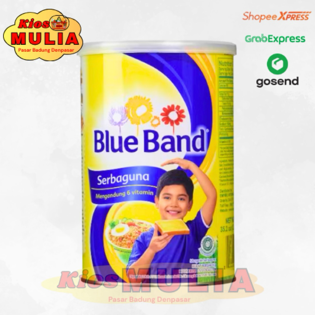 1kg | BLUE BAND MARGARIN SERBAGUNA KALENG 1kg | Mentega Blue Band