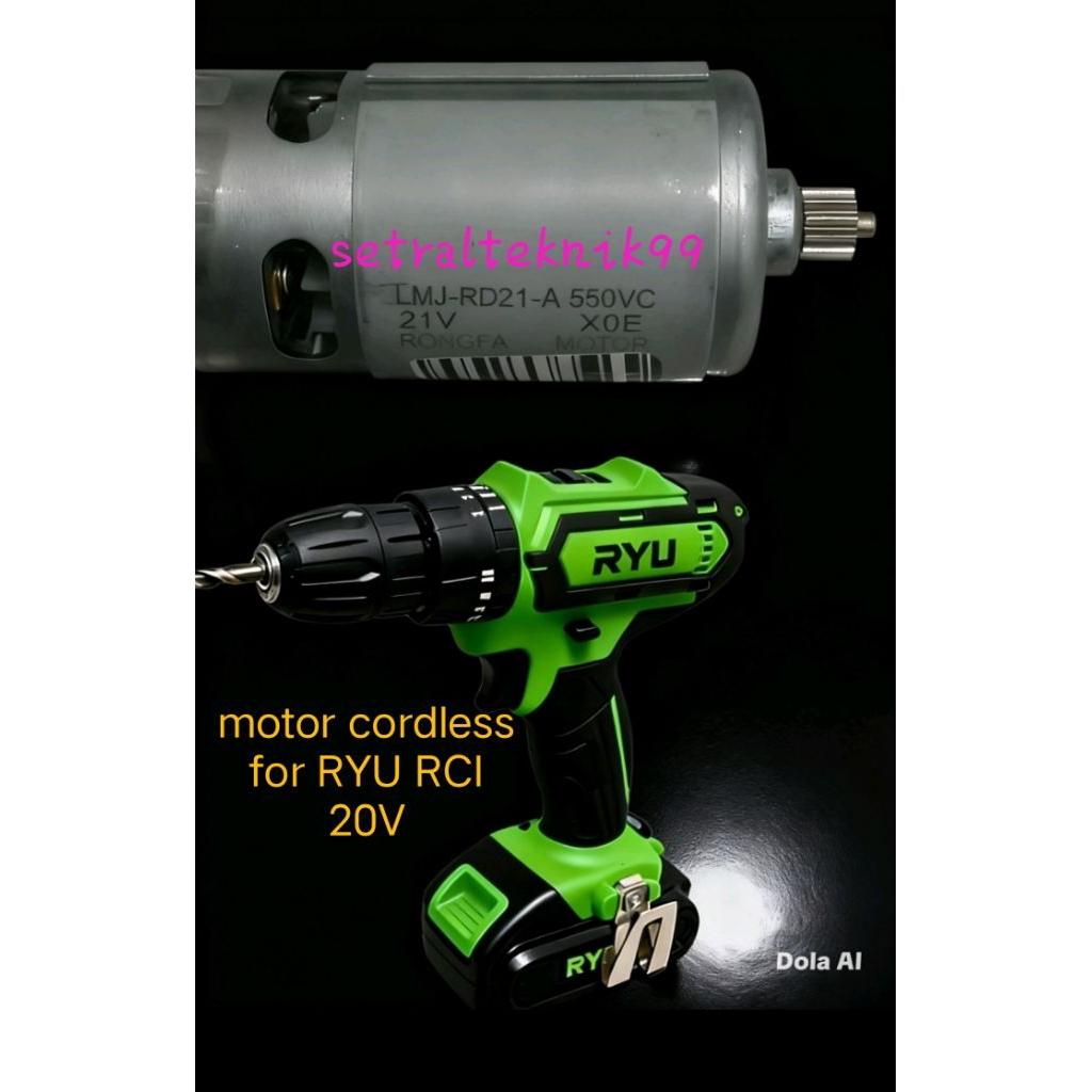 motor cordles RYU RCI 20v/dinamo bor baterai RYU RCI 20v