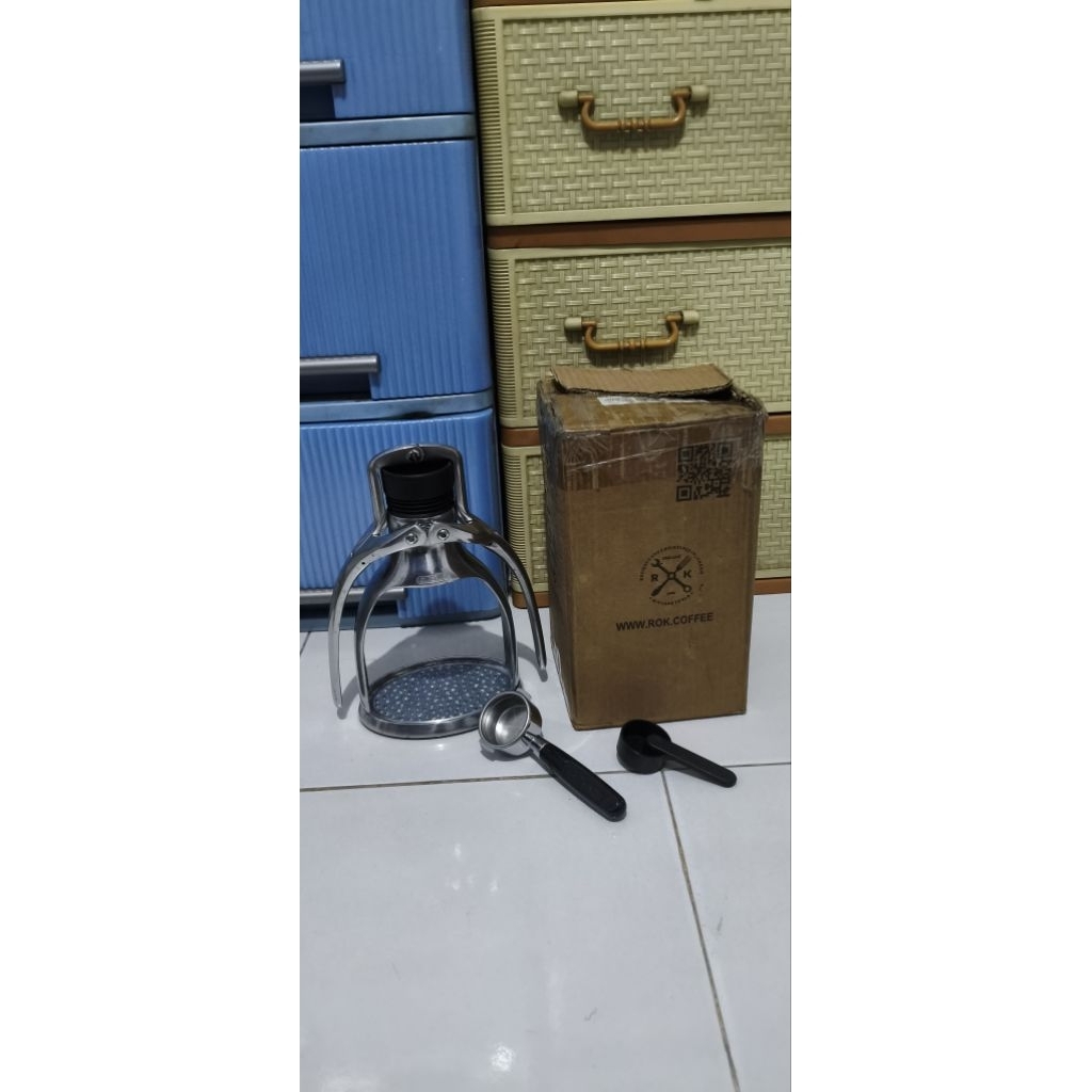 Mesin Alat Kopi Espresso Manual Brew Rokpresso Rok Presso Bukan Flair Mokapot