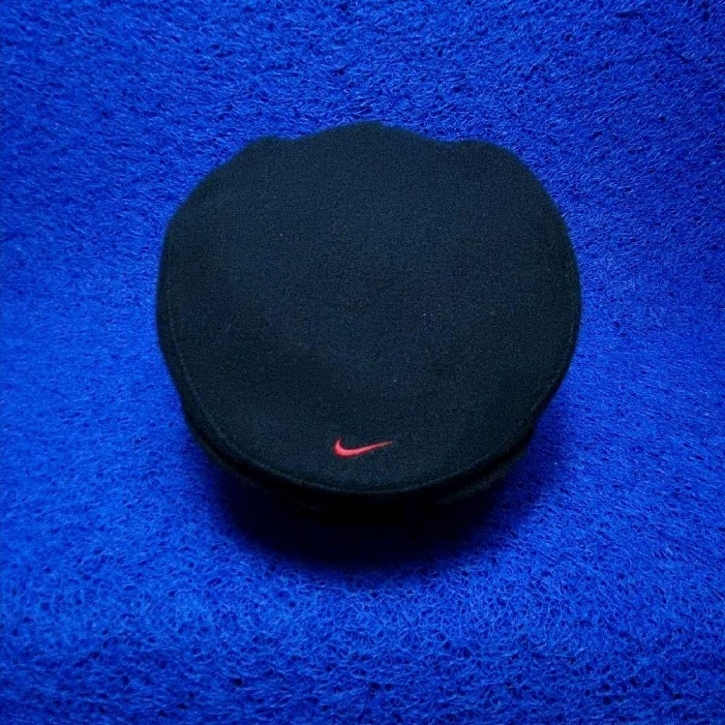 topi flat cap vintage hitam size m