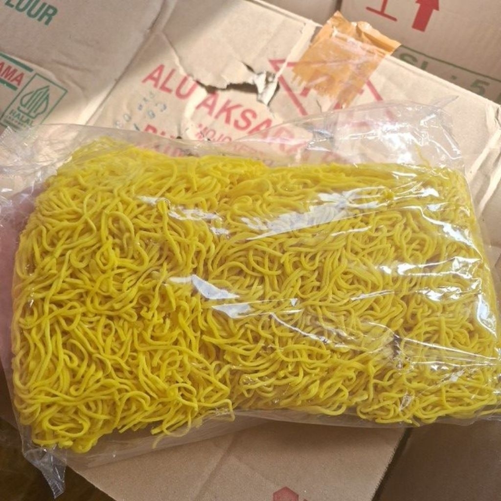 mie basah kuning kecil kaya mie bakso. harga perbks