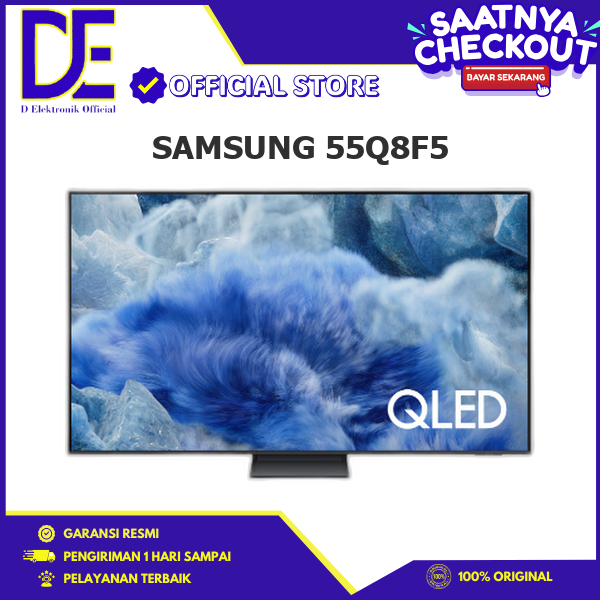 SAMSUNG 55Q8F5 Smart TV 55 Inch QLED 4K Vision AI