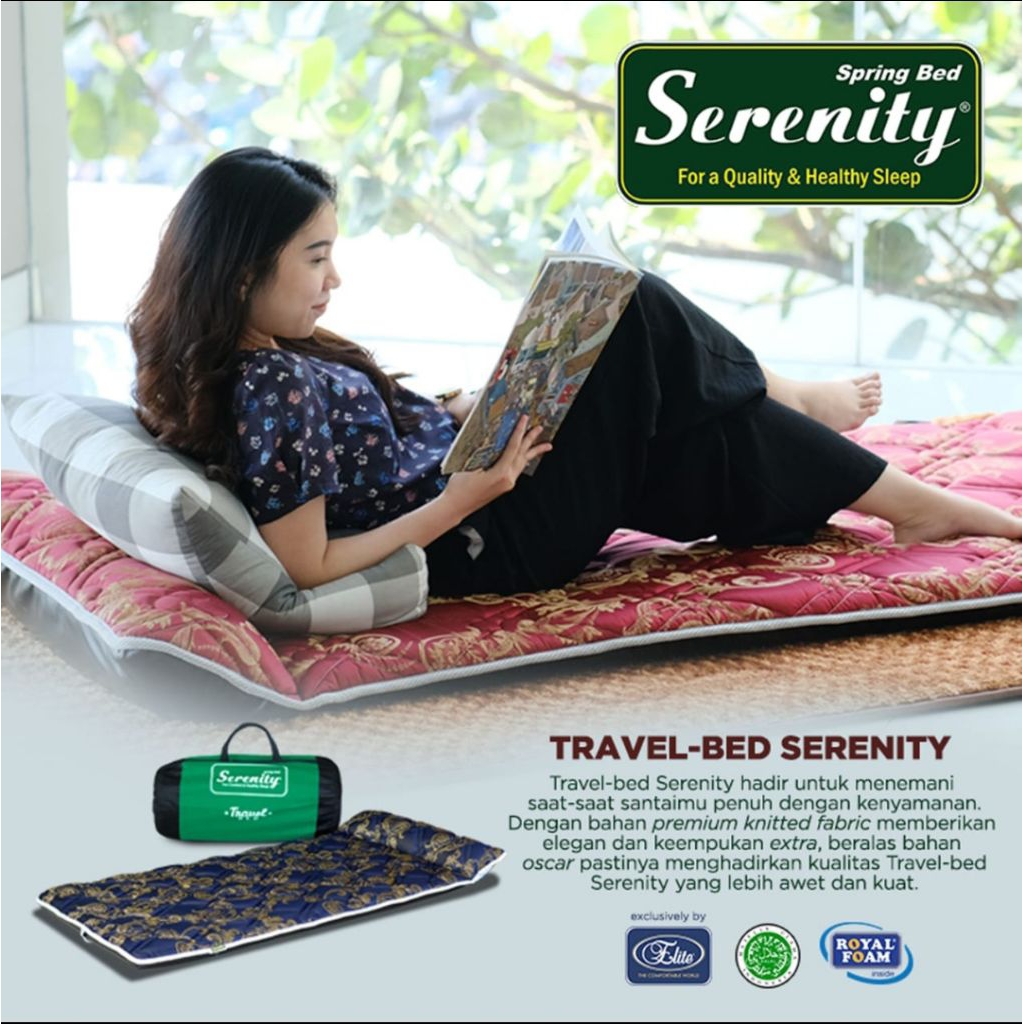 travelbed serenity elite kasur lipat