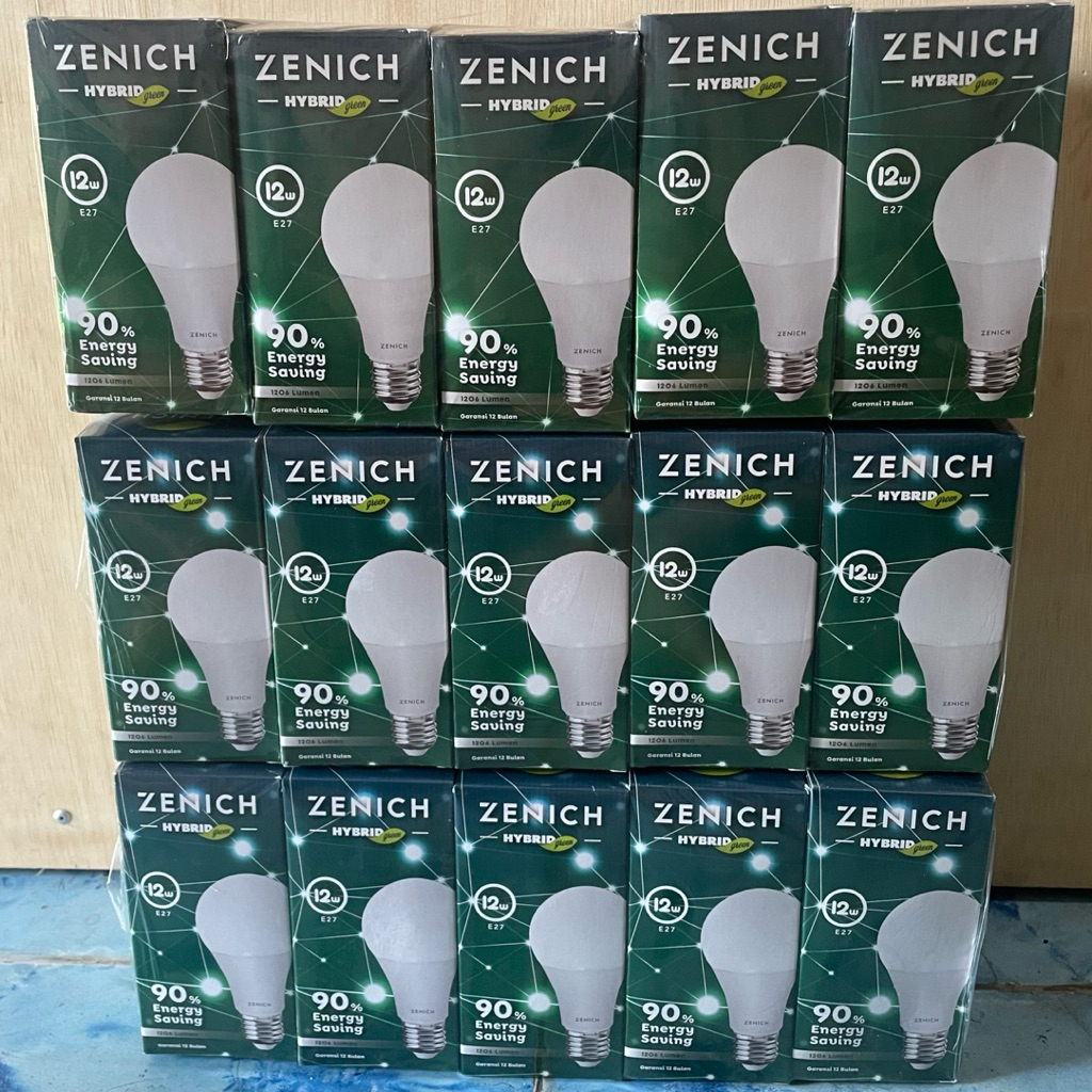 Yuyustore59 Lampu Bohlam Zenich Hybrid Led 5W 7W 9W 12W 15W 18W 23W