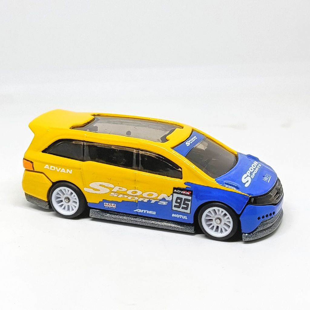 hotwheels honda Odyssey custom spoon ban karet