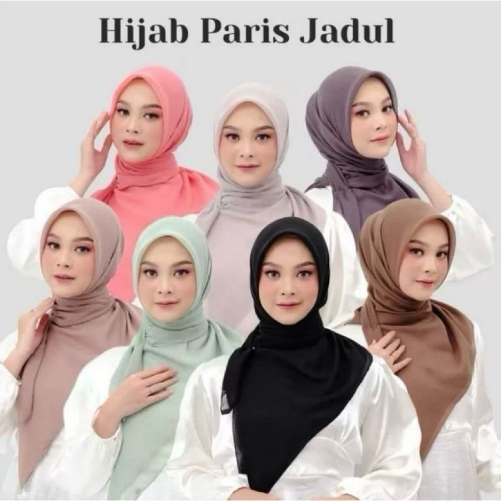Hijab Paris Jadul by VARISA / RAFILA - PARIS JADOEL 100 Warna