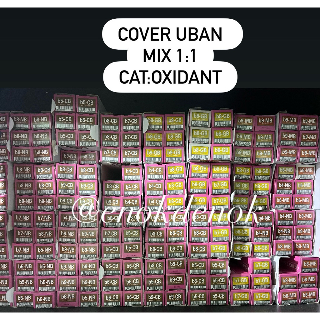 MILBON ORDEVE BEUTE / ORDEVE BASIC TONE CAT COVER UBAN 80ml & oxidant