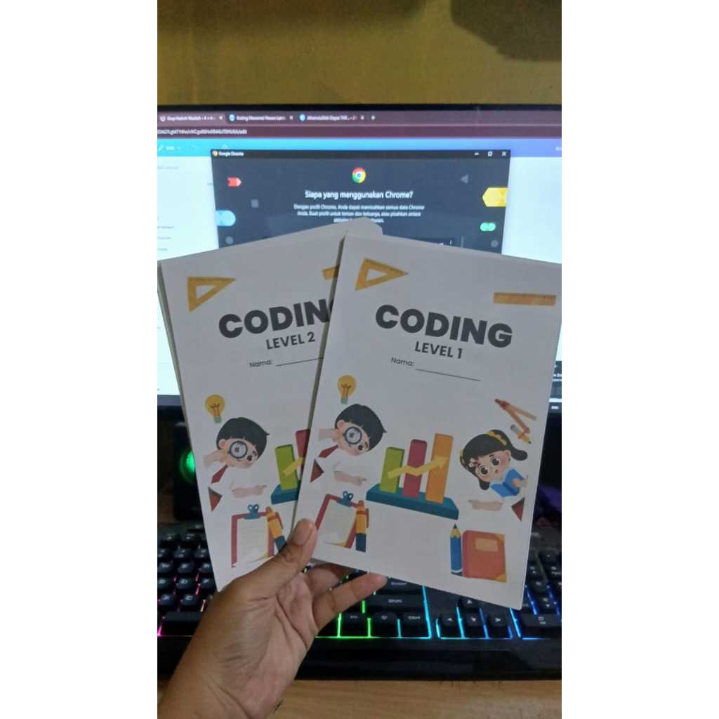 AKTIVITAS CODING ANAK USIA 34 - 7 TAHUN, ISI 25 & 50 LEMBAR