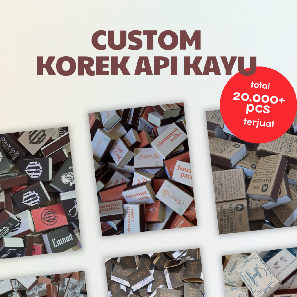 [1 PCS | CUSTOM] KOREK API KAYU / MATCHSTICK / LIGHTER SCENTED CANDLE LILIN AROMATERAPI / SOUVENIR K