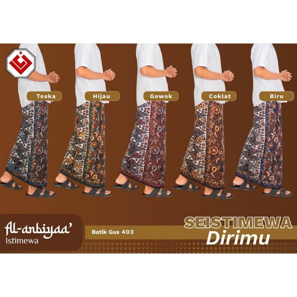 SARUNG TENUN AL-ANBIYAA ISTIMEWA BATIK, SARUNG BATIK MOTIF GUS