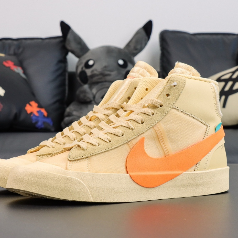 SEPATU Nike Blazer Mid x OFF-WHITE X  Hallows