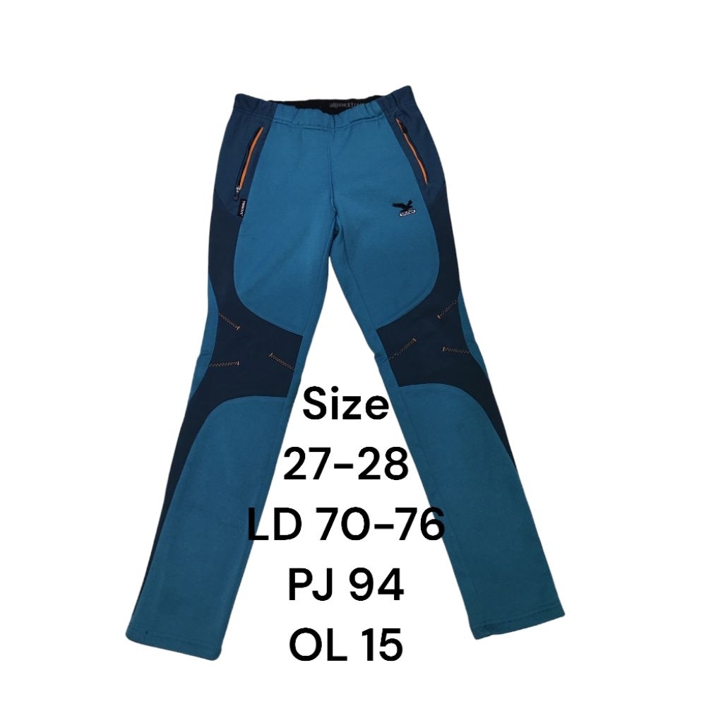 Salewa celana outdoor salewa softshell tebal inner polar