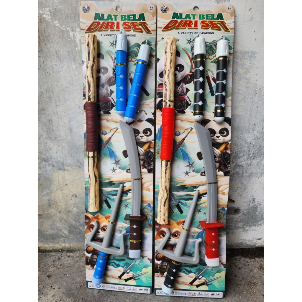 Mainan Set Pedang Ninja - Mainan Tokoh Ninja