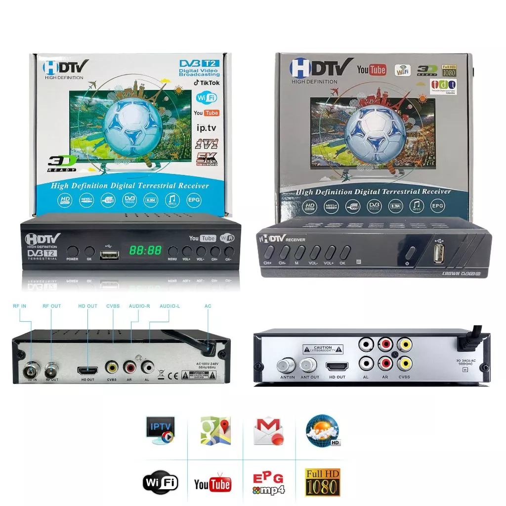 Set Top Box T15 Tv - Tv Digital Hd Open Box Dvbp T15 Receiver STB GOOD OPENBOX