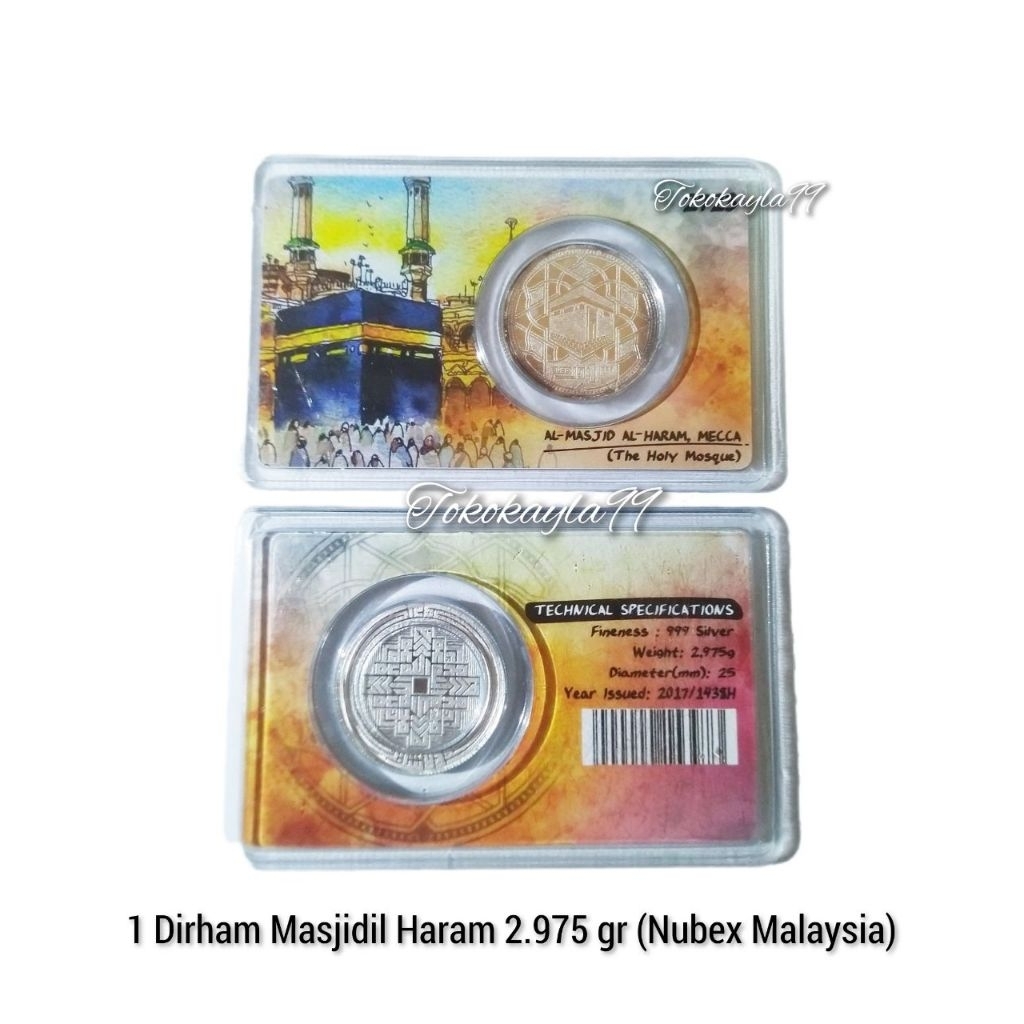 Dirham Nubex Malaysia - Dirham Zaitun - Dirham Cendrawasih - Baby Silver - Silverin - Sala Baiturrah