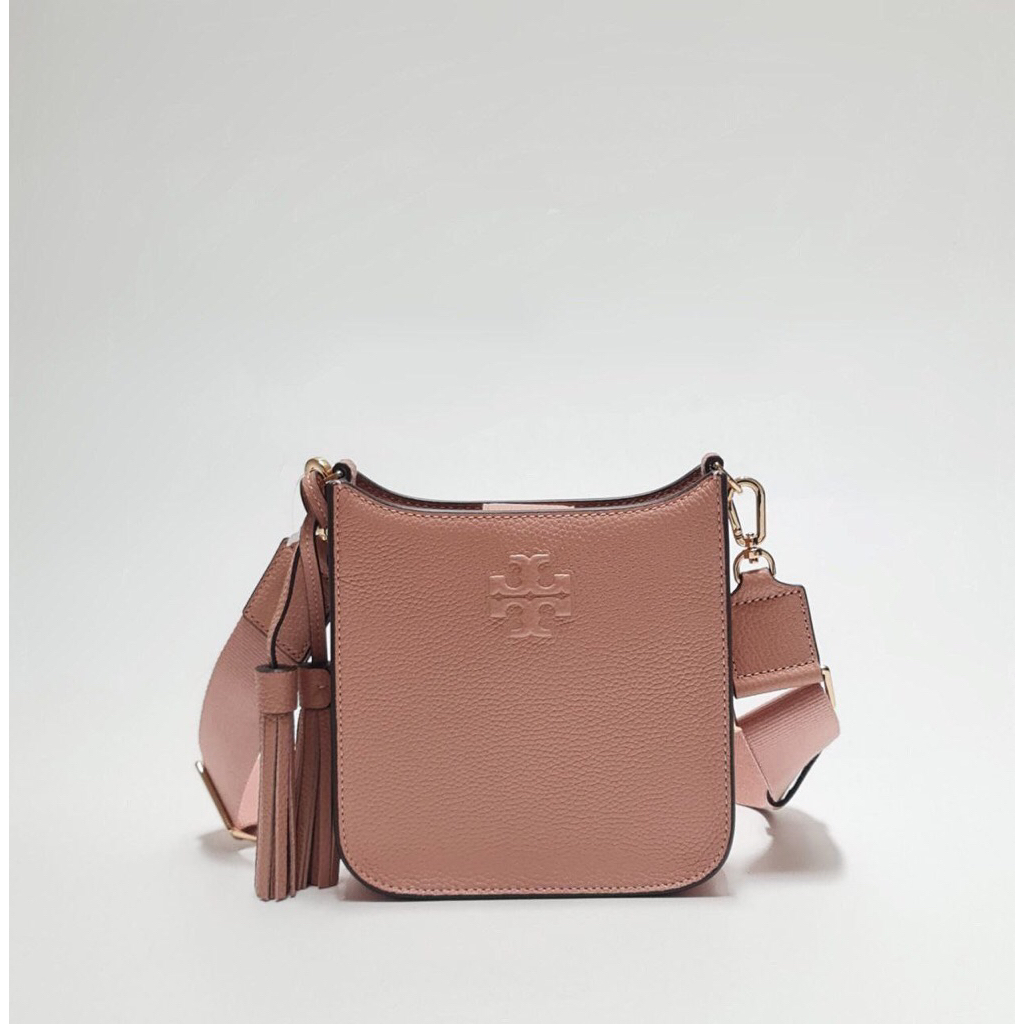 TB THEA MINI WEB SHOULDER PINK MOON