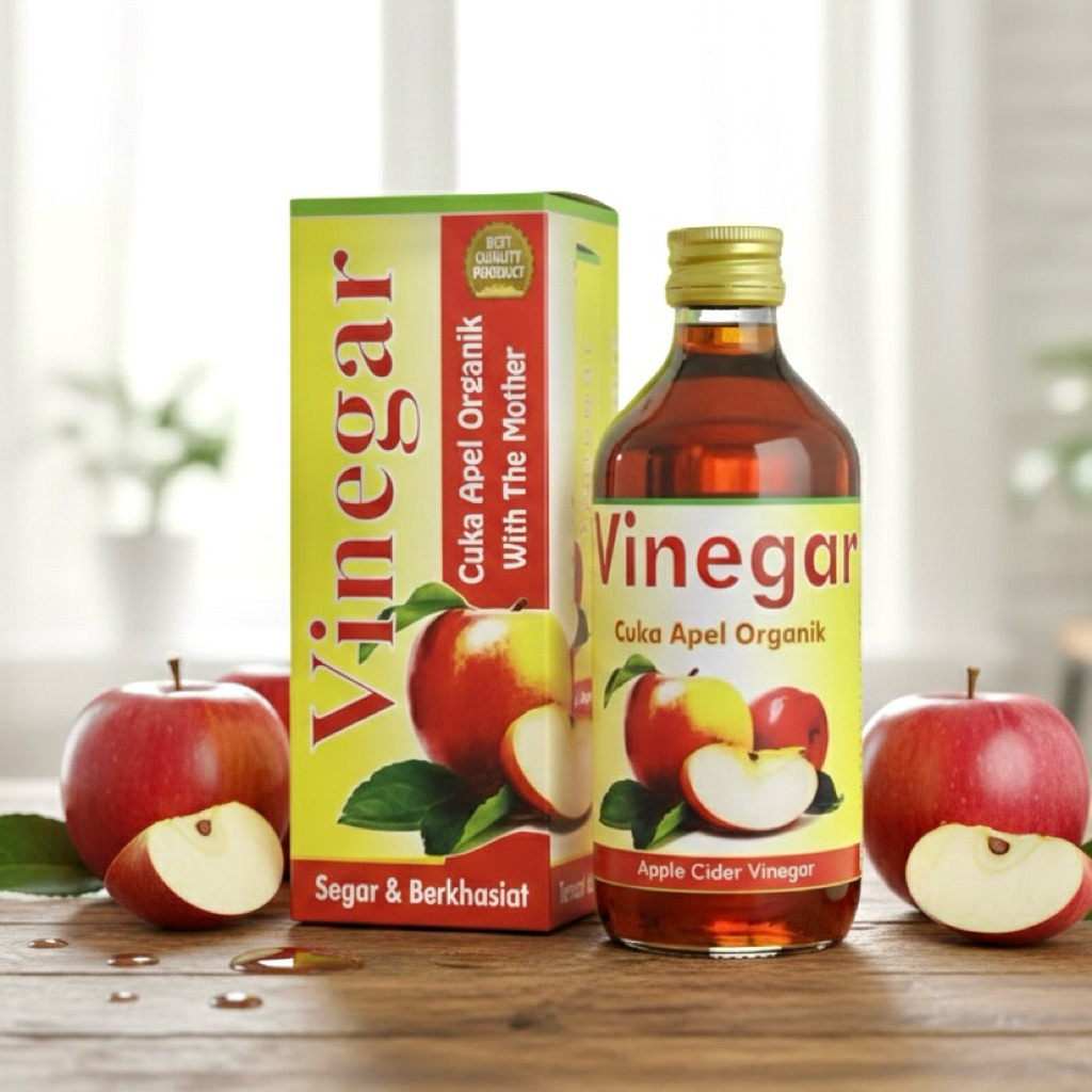 Cuka Apel Organik Vinegar 330 ML