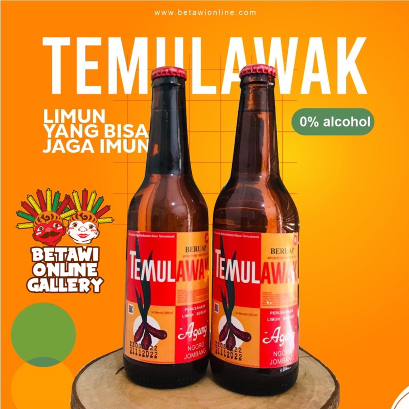 Sari Temulawak / Temulawak Botol / Minuman Sari Temulawak
