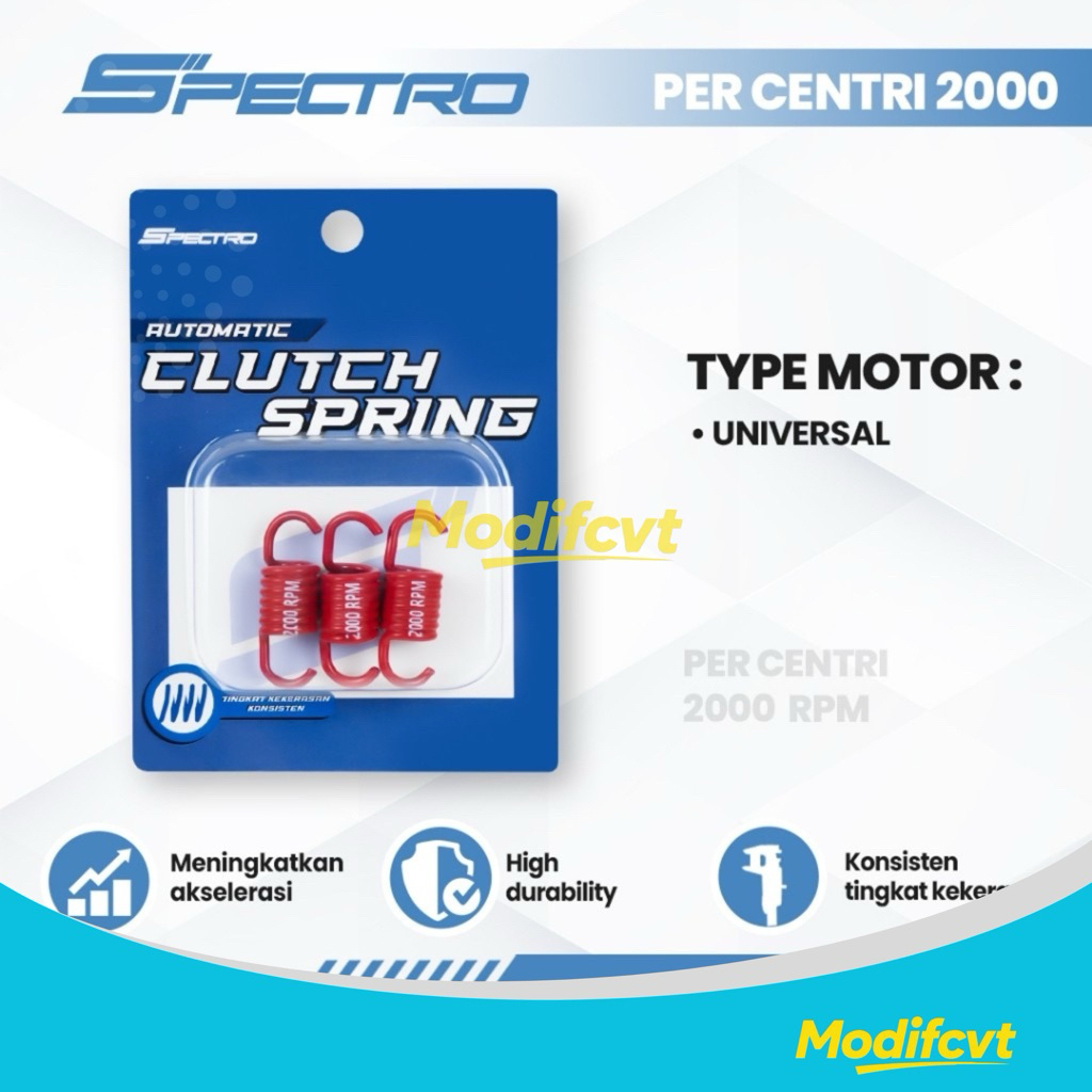 Spectro Per Sentri 2000rpm Racing Beat Fi Scoopy Fi Vario Aerox Nmax PCX LEXI Mio M3 Xeon Fino Upgra