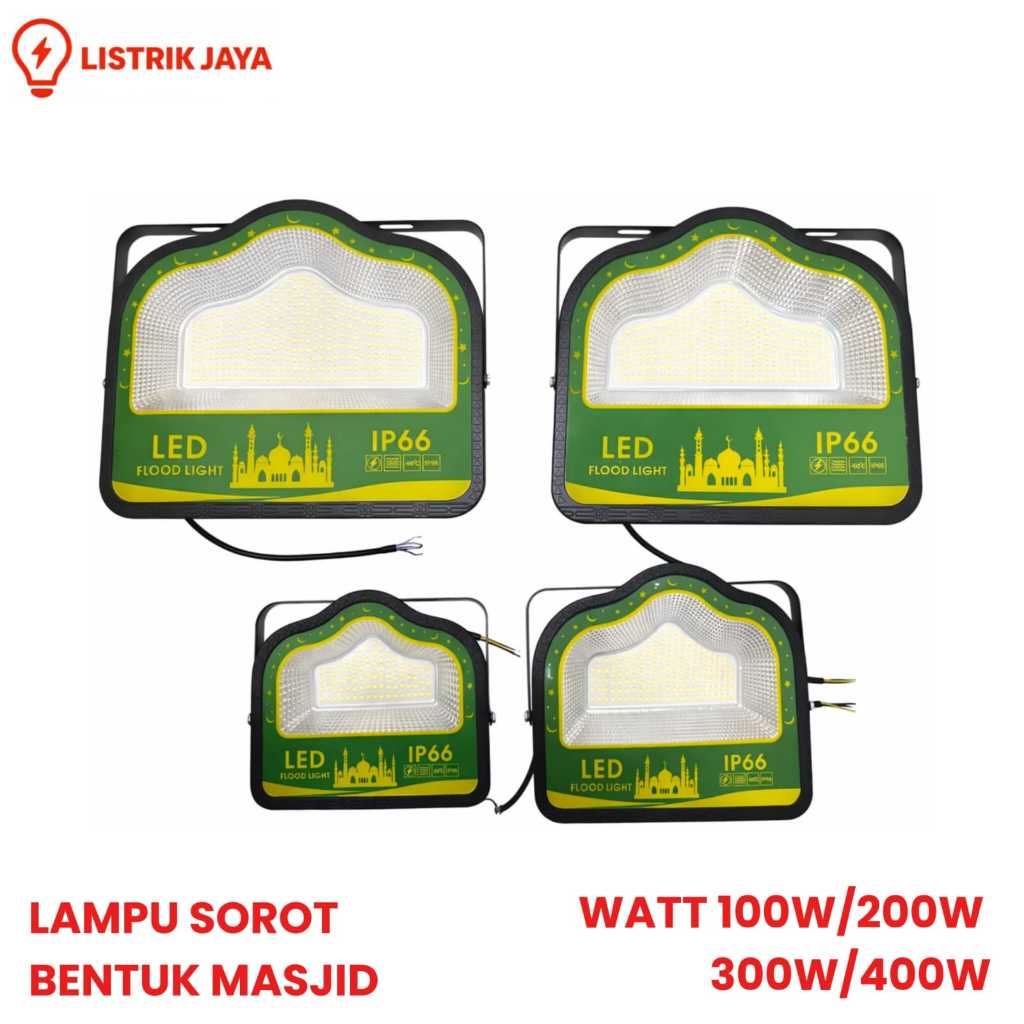 LAMPU SOROT 100W/200W/300W/400W LED FLOODLIGHT IP66
