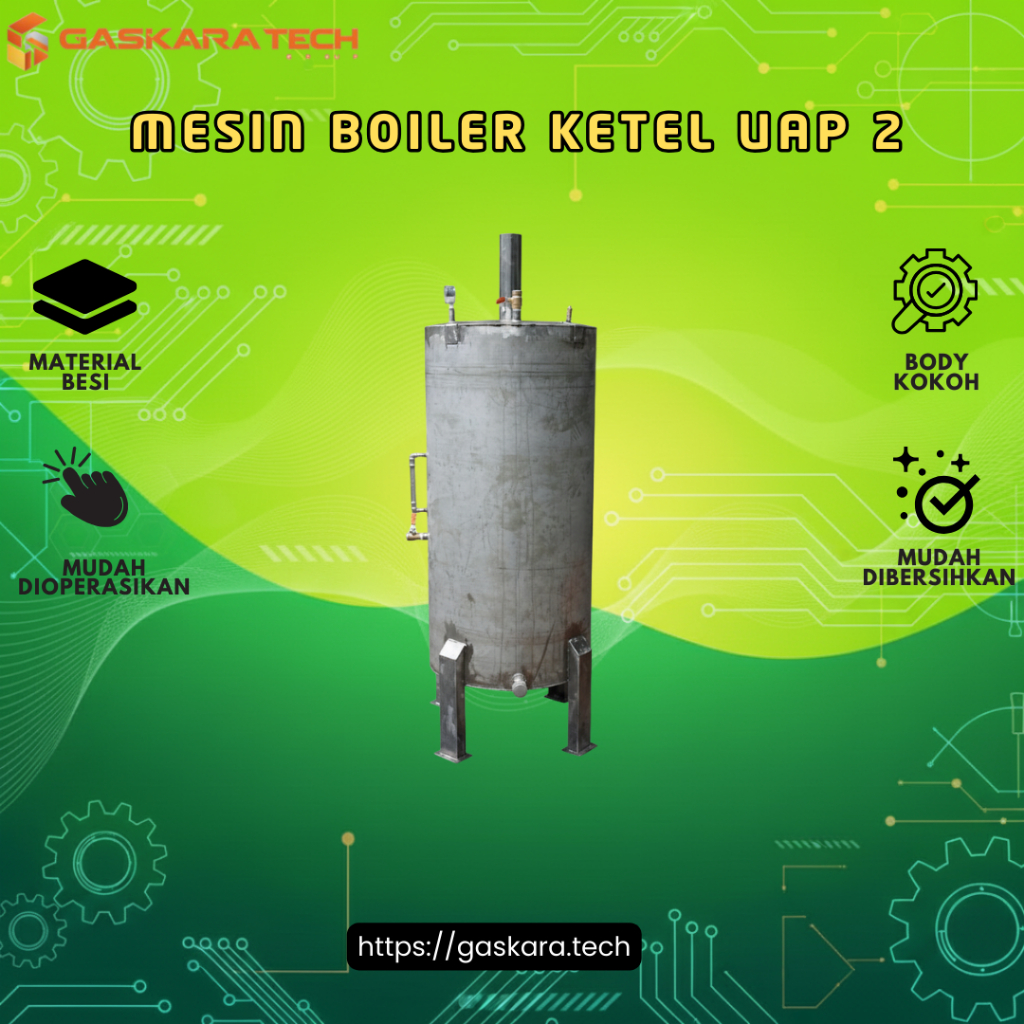 Mesin Boiler / Ketel Uap ( WATER TUBE BOILER ) STAINLESS STEEL