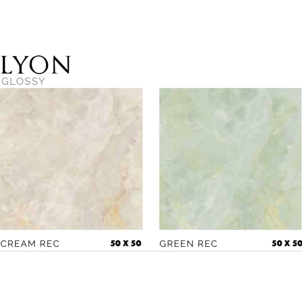 PLATINUM KERAMIK LYON CREAM REC 50X50 GRADE A