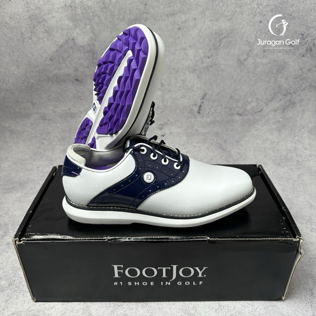Footjoy Golf White/Navy (Shoes)
