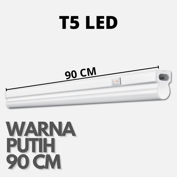 Lampu T5 LED 90 CM PUTIH 12 WATT Lampu LED T5 90 CM Lamou T5 PUTIH LED - MULTICOLOR