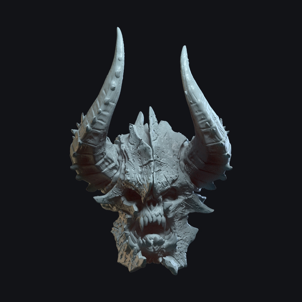 Headsculpt HS Head Devil Skeleton Demon Orc V1 Muff Toys Notaman NWToys Vtoys Romankey Marvel Legend