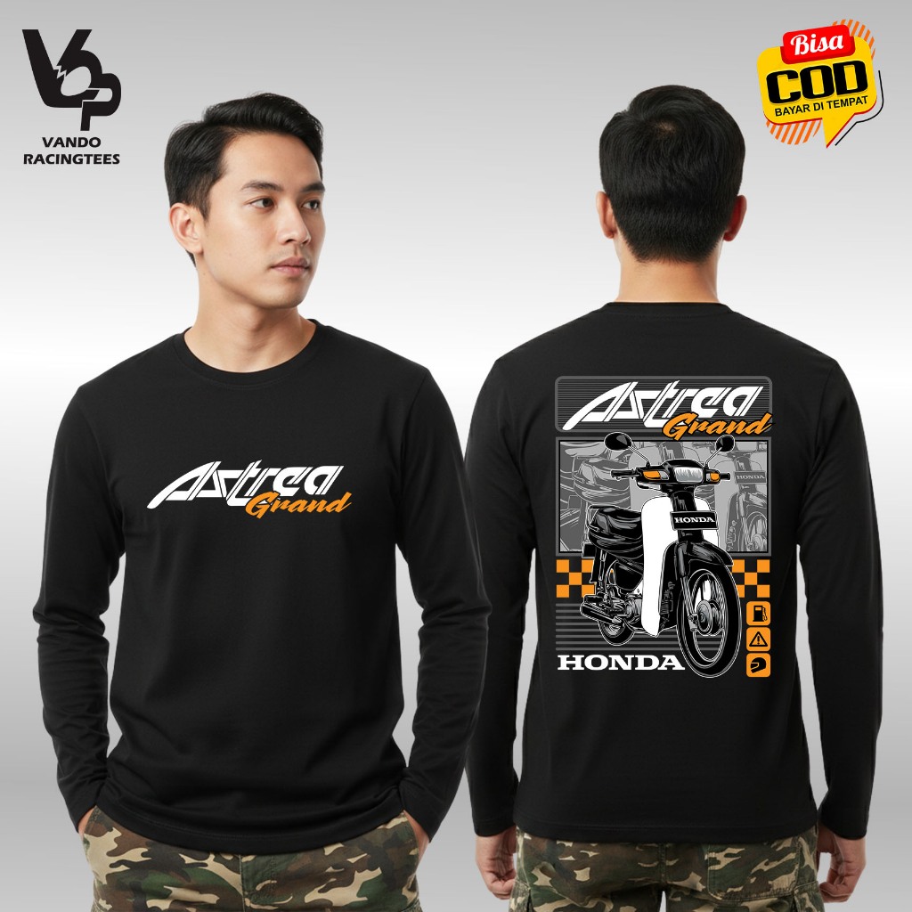 Kaos Lengan Panjang Astrea Grand Classic Distro Unisex Pria Wanita Terbaru