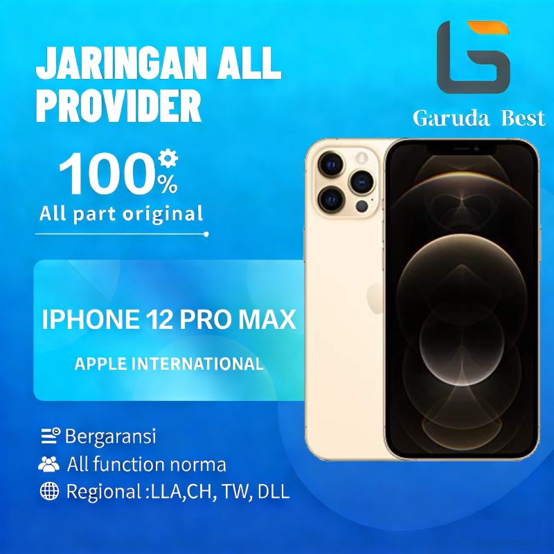 IPHONE 12 PRO MAX Second Normal 128GB 256GB 512GB  Inter Good Condition No Simlock