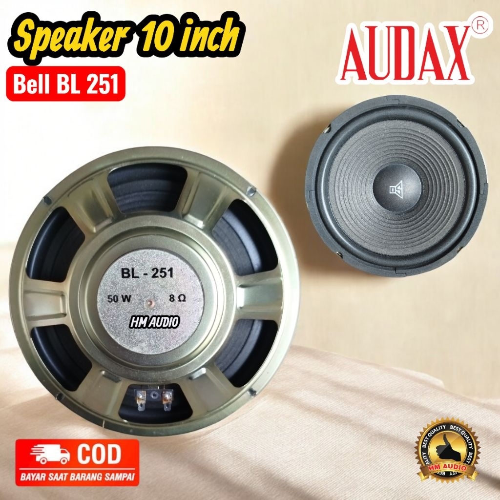 Speaker 10 inch Audax BL 251 Mid Low