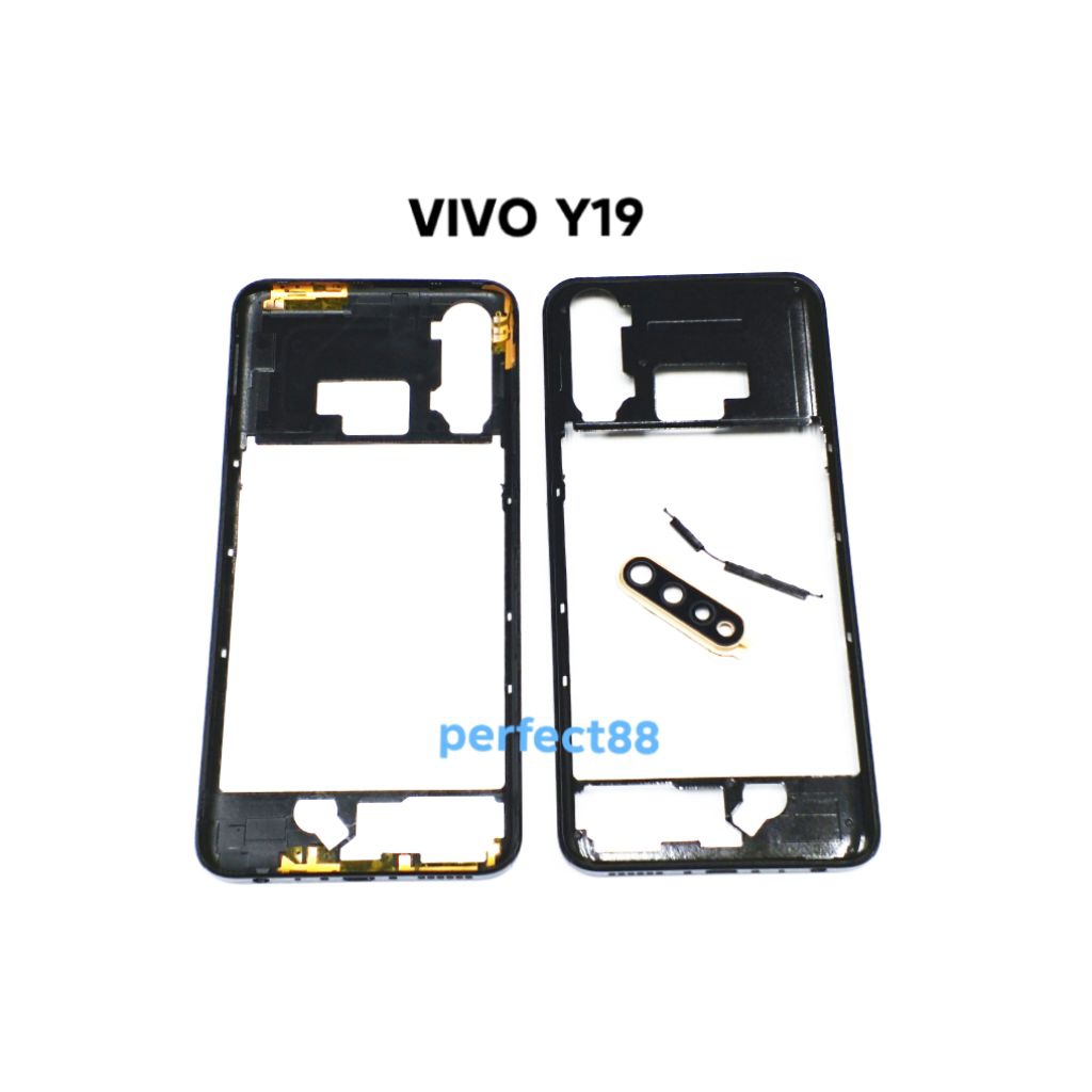 BAZEL VIVO Y19 - Y 19 - BEZEL - BAZZEL - TULANG TENGAH - TUTUP MESIN