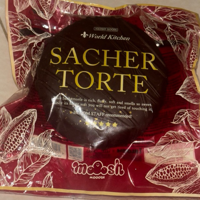 SQUISHY LICENSED MURAH iBloom Sacher Torte Dark Chocolate