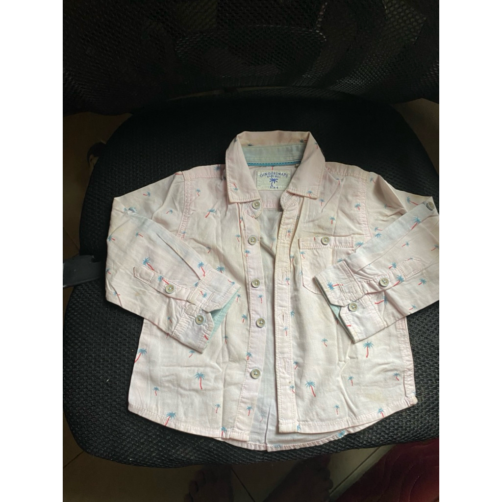 baju kemeja bayi 6bln gingersnaps preloved