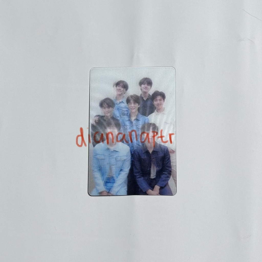 photocard bts LY tear lenticular special