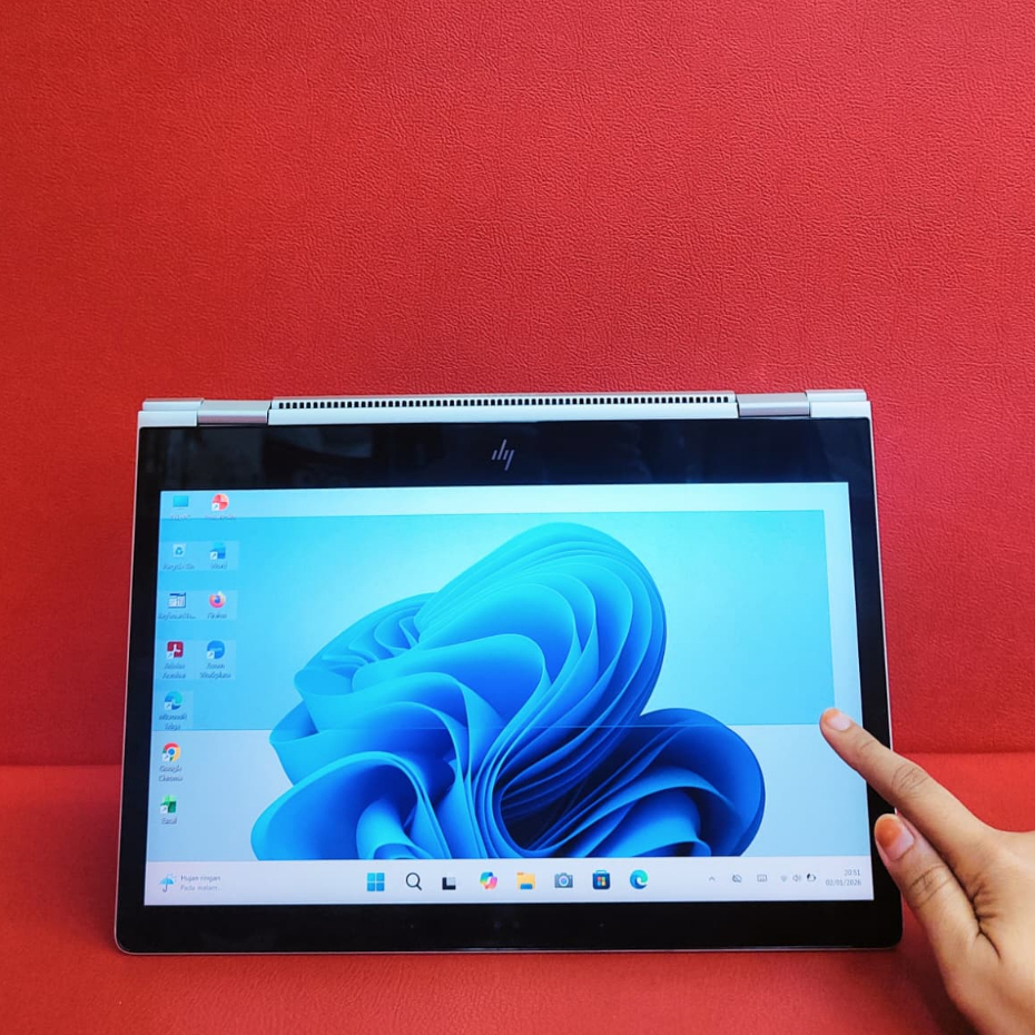 Promo Spesial Tahun Baru Laptop Flip Hp Elitebook X360 1030 G2 Touch Core i5 Gen 7 Ram 8Gb Ssd 256Gb