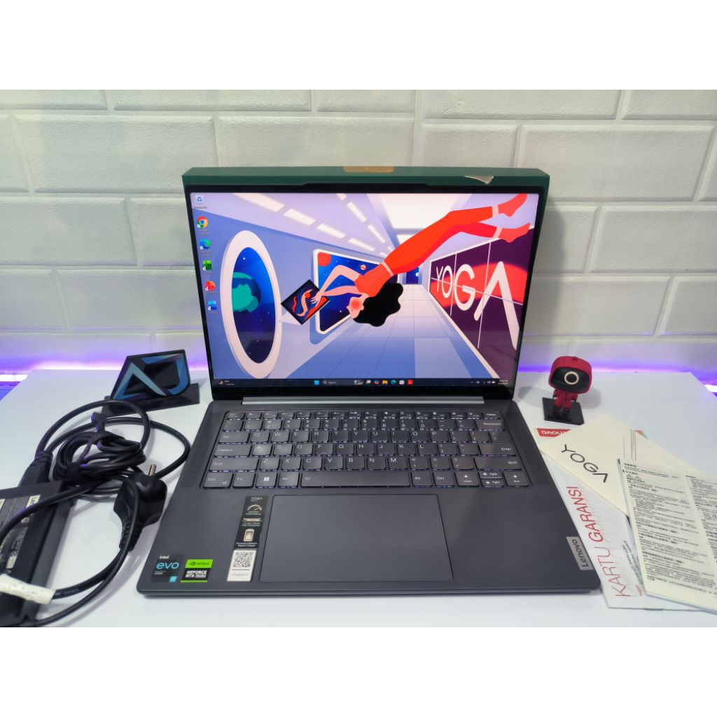 LENOVO YOGA Pro 7 RTX 4050 EVO i7-13700H RAM 16GB SSD 1TB 14.5" 3K Touchscreen 100% sRGB Garansi Pan