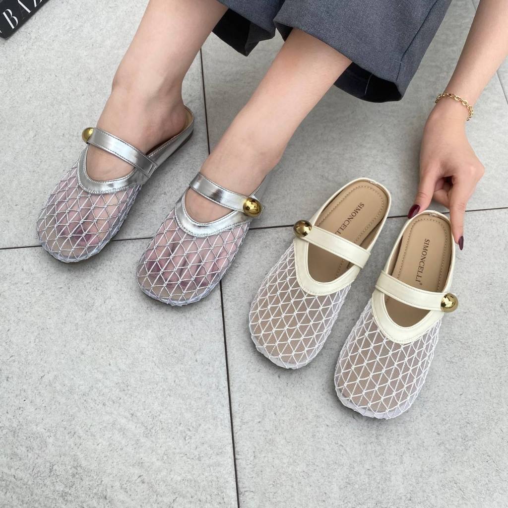 Simoncelli Sandal Flat Wanita | Sandal Wanita | Sandal Pesta | Kondangan | Sandal Korea | Sendal Ker