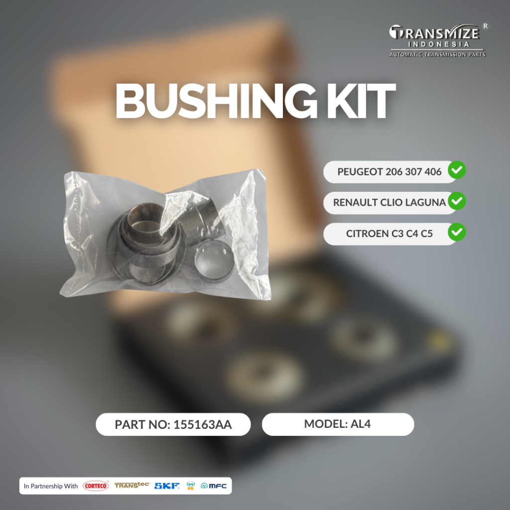 BUSHING KIT 155163AA / AL4 | PEUGEOT 206 307 406