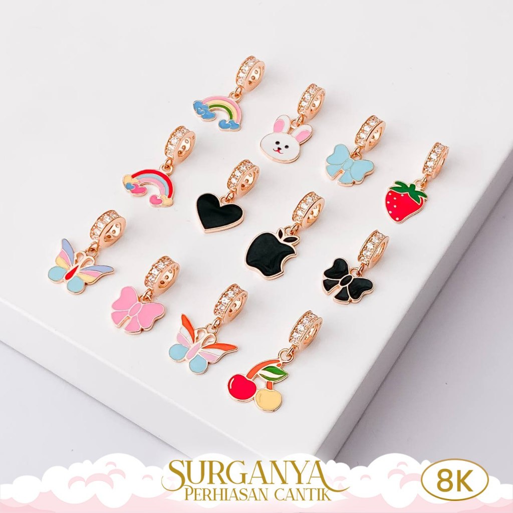 Macan GOld Kadar 8K Yellow Gold Pendant - Liontin Charm Pandodor by Lestari Gold