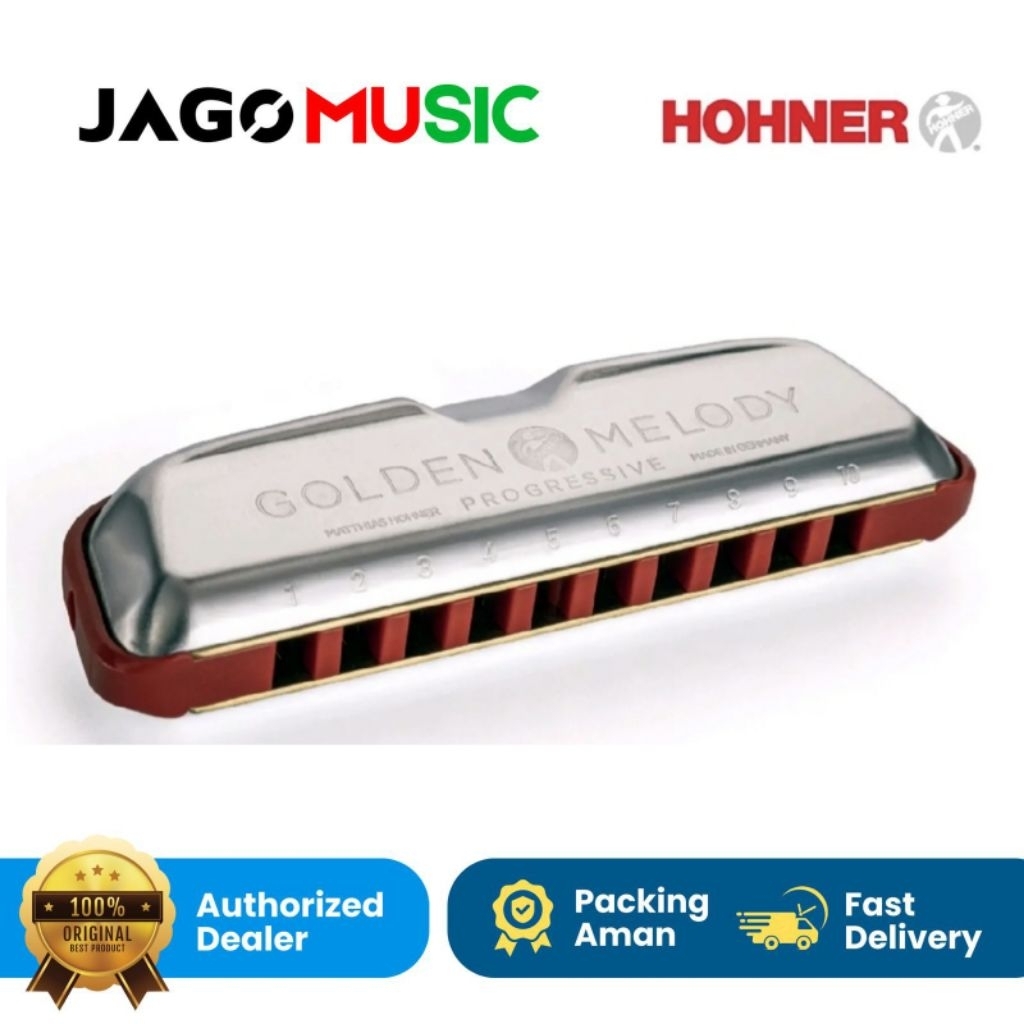 Golden Melody Harmonica Harmonika Hohner Golden Melody Made in Germany