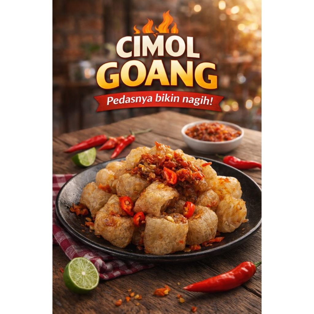 cimol goang,jajanan micin