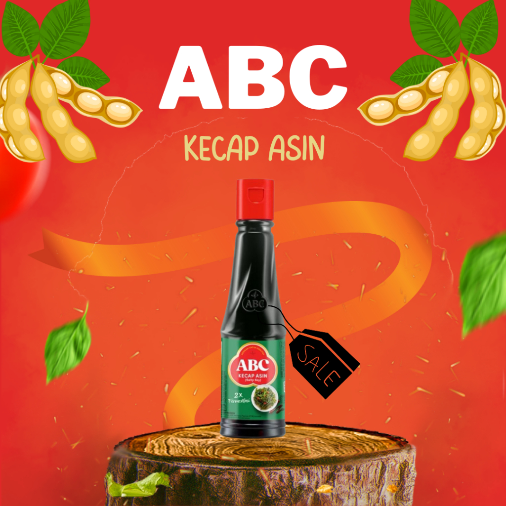 Kecap ABC / Kecap Asin ABC botol 131 ml