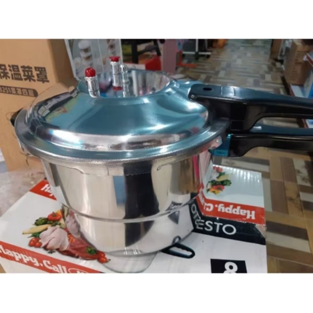 PRESTO HC /PRESTO HAPPY CALL 8 LITER WITH STEAMER PRESTO STAINLESS HAPPY CALL