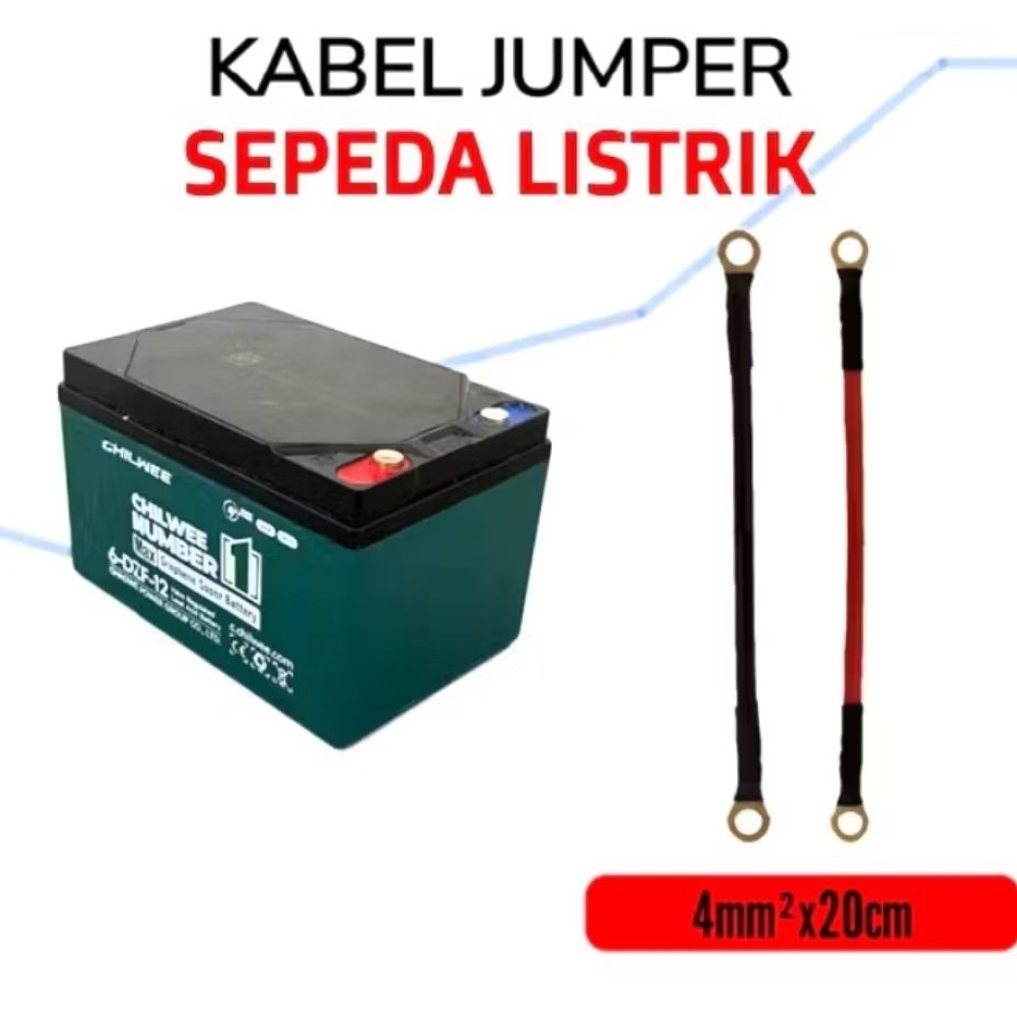 Kabel Jumper sepeda listrik motor listrik Kabel aki sepeda motor listrik
