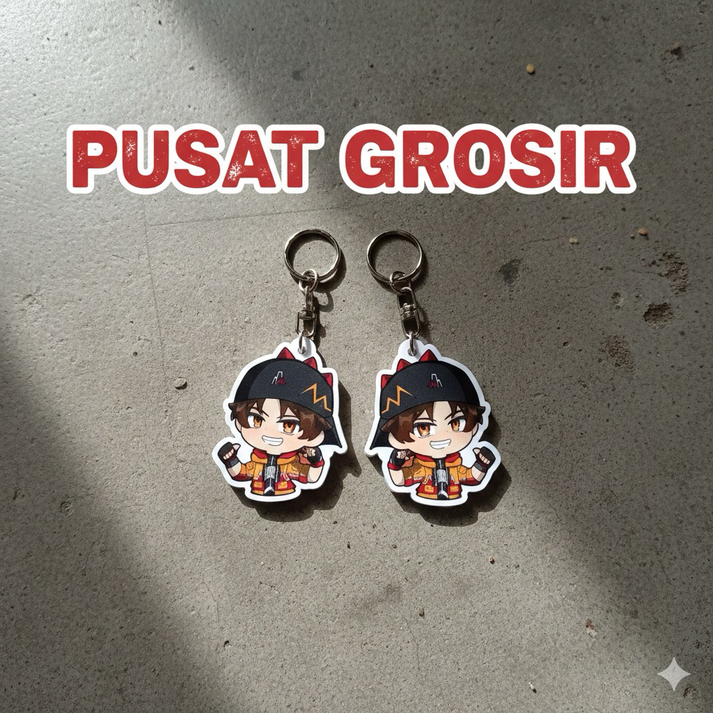 Gantungan Kunci Akrilik Boboiboy / Keychain Acrilic Boboiboy