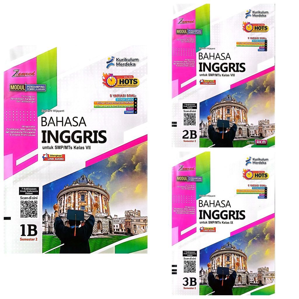 LKS ZAMRUD SMP MTS BAHASA INGGRIS KELAS 7 8 9 SEMESTER 2 2025/2026 KURIKULUM MERDEKA | LKS BALAP
