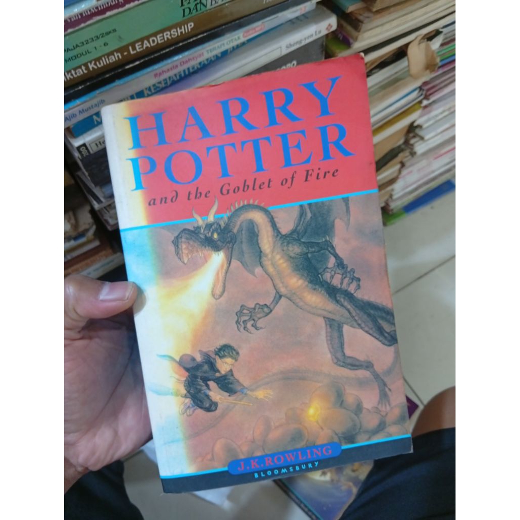 harry potter bahasa inggris no 4 soft caver bekas original