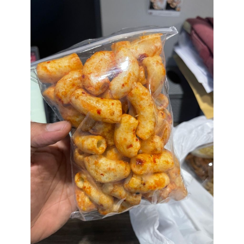 Snack Cemilan Macaroni Pedas Manis 5000
